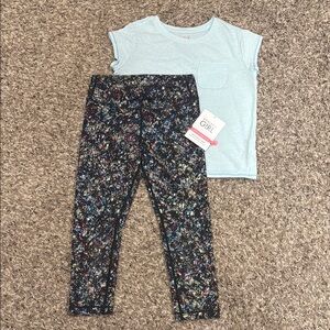 Athleta Girl Colorful Splatter Print Kids Leggings